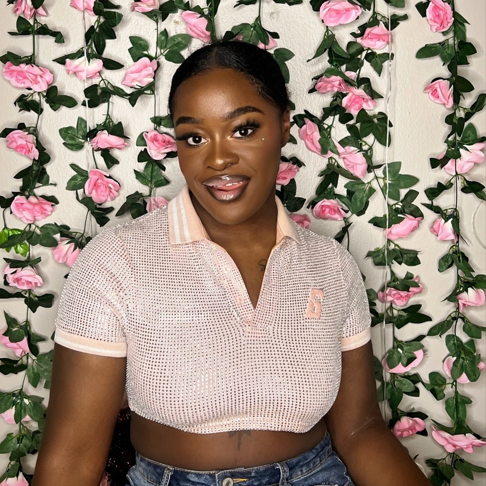 Gsuwoo So real Crop Top